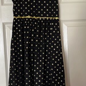 Girls polka dot sleeveless dress